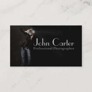Carte De Visite Photo professionnelle d'art d'appareil-photo de