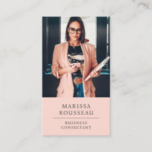 Carte De Visite Photo professionnelle minimale