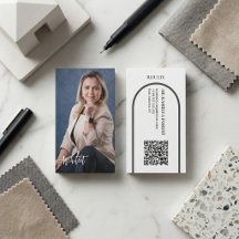 Photo Professionnelle Moderne | Code QR Arch Minim