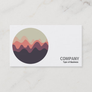 Carte De Visite Photo ronde - Sound Sketch 01