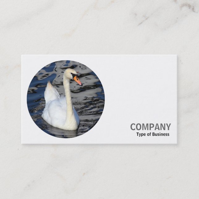 Carte De Visite Photo ronde - Swan (Devant)