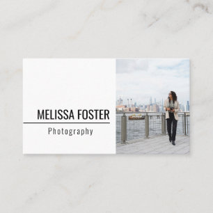 Carte de visite photo simple