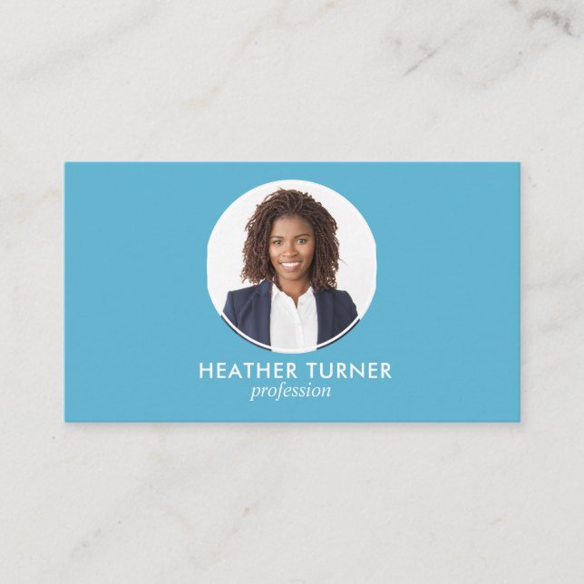 Carte De Visite PHOTO SKY du logo QR CODE Professional (Devant)