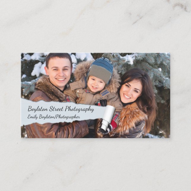 Carte de visite photographe (Devant)