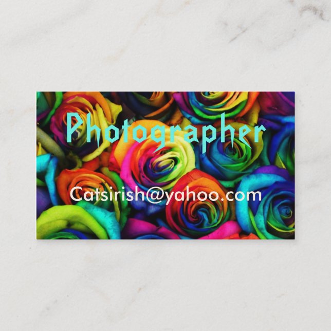 Carte De Visite Photographe (Devant)