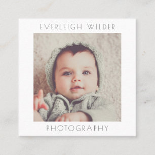 Carte de visite photographe