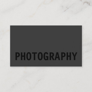 Carte de visite photographe Black Out