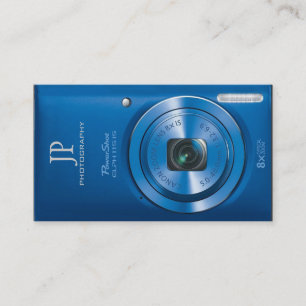 Carte De Visite Photographe compact personnalisé d'appareil photo