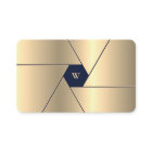 Photographe Elégant Marine Blue Shutter Lens