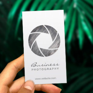 Carte De Visite Photographe Metal Shutter Photographie moderne