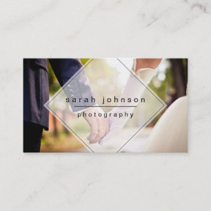 Carte de visite photographe minimal