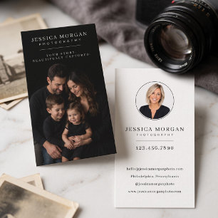 Carte De Visite Photographe Minimaliste Moderne