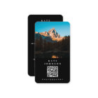 Photographe minimaliste moderne QR Code médias soc