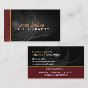 Carte De Visite Photographe moderne