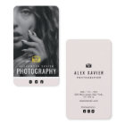 Carte de visite photographe moderne & joli texte
