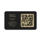 Photographe moderne Monogram Black Gold Camera