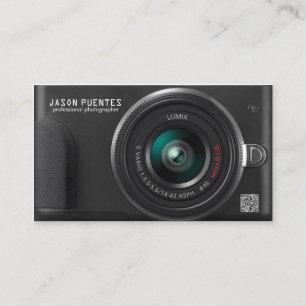 Carte de visite photographe numérique compact