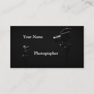 Carte De Visite Photographe photo noir et blanc