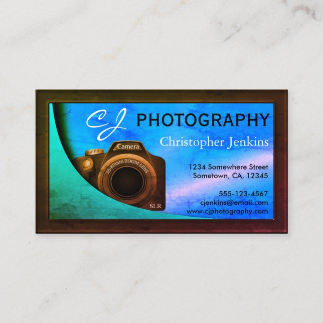 Carte De Visite Photographe photographe photographique de la vieil (Devant)