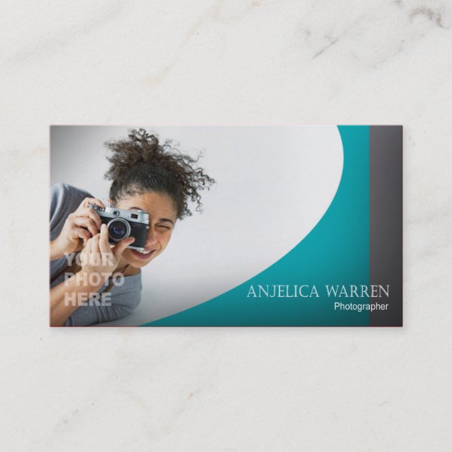 Carte De Visite Photographe, photographie, Videographer, (Devant)
