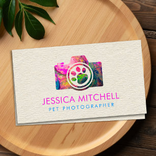 Carte De Visite Photographe pour animaux - Photographie pour anima