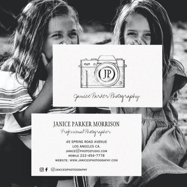 Carte De Visite Photographe professionnel (Créateur téléchargé)