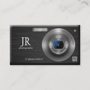 Carte De Visite Photographe professionnel de caméra numérique comp