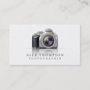 Carte De Visite Photographe professionnel de l'appareil photo refl