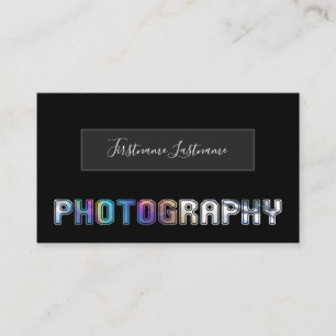 Carte De Visite Photographe professionnel Vidéographe