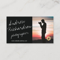 Photographe Silhouette manuscrit moderne