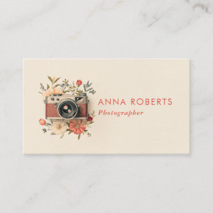 Carte de visite photographe vintage Mariage de cam