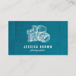 Carte de visite photographe Vintage professionnel