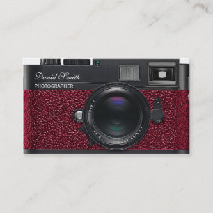 Carte De Visite Photographer réseau Camera Business card