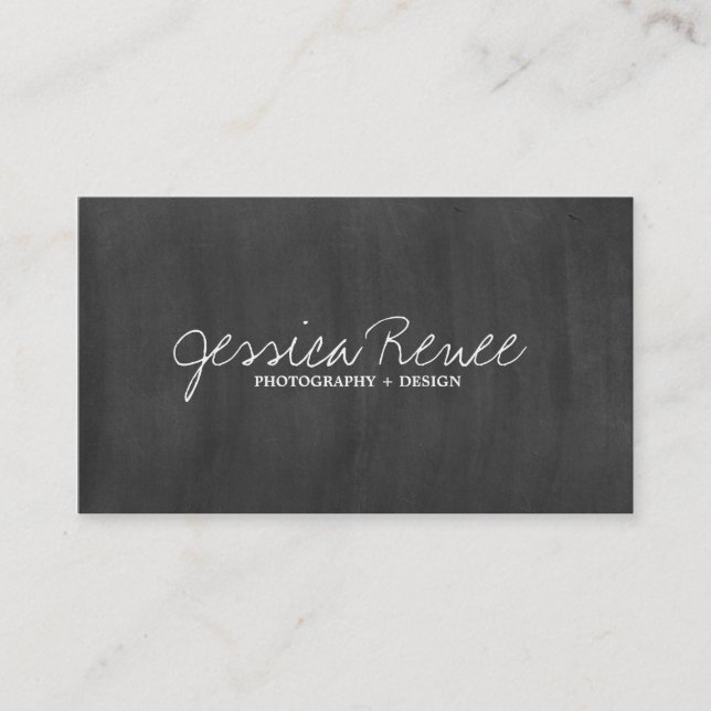 Carte De Visite Photographie | Chalboard (Devant)