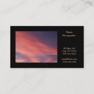 Carte De Visite Photographie de paysage horizontal