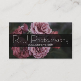 Carte De Visite Photographie de photographe moderne