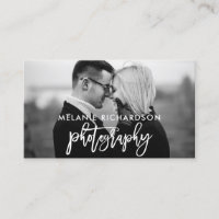 Photographie de script de brosse moderne BW