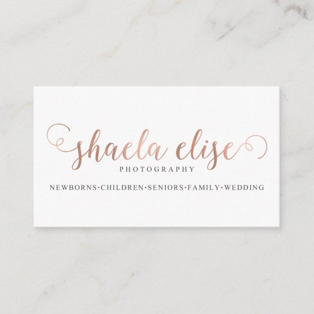 Carte De Visite Photographie de Shaela Davis (Devant)