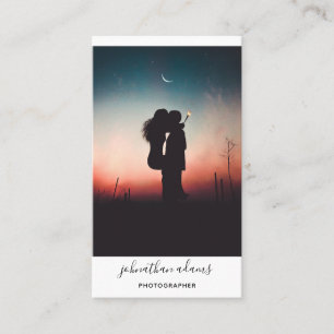 Carte De Visite Photographie des médias sociaux professionnels mod