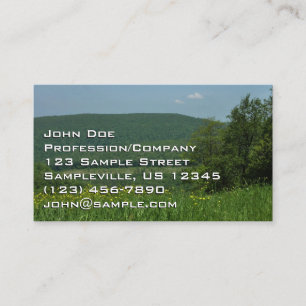 Carte De Visite Photographie d'été dans les Laurel Highlands en Pe