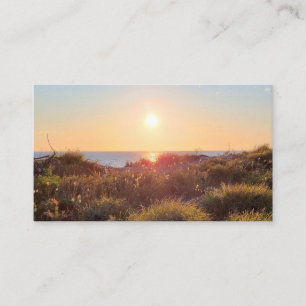 Carte De Visite Photographie du paysage naturel Code QR