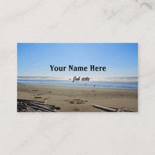 Carte De Visite Photographie du paysage, plage, mer, ciel