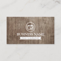 Photographie en bois vintage de logo