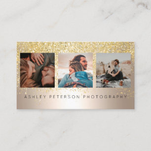 Carte De Visite Photographie mariage moderne feuille de parties sc
