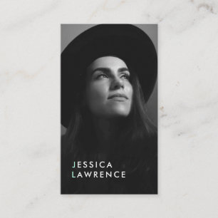 Carte De Visite Photographie moderne de photo de headshot de