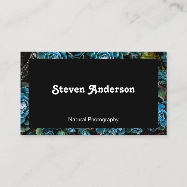 Carte De Visite Photographie naturelle | Jardinage (Devant)