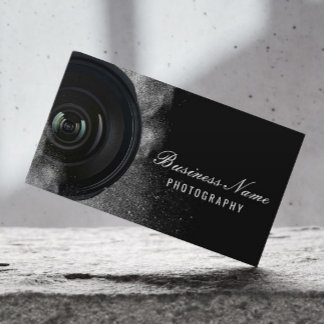Carte De Visite Photographie noire et blanche d'appareil-photo de