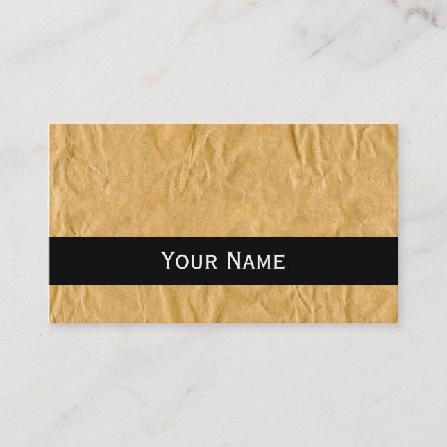 Carte De Visite Photographie - Papier à enveloppement Crinkly + vo (Devant)
