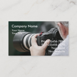 Carte De Visite Photographie professionnelle