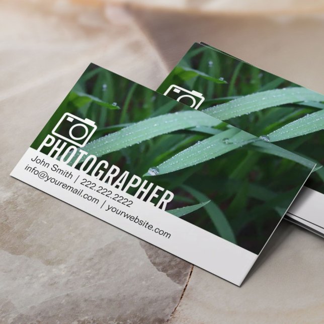 Carte De Visite Photographie professionnelle personnalisée (Créateur téléchargé)